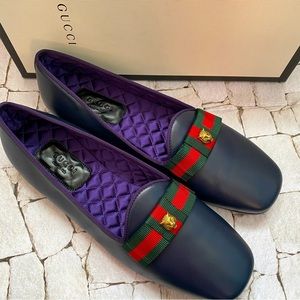 🎀SOLD🎀💯% Auth BNIB Gucci Grossgrain Bow Loafer 39.5